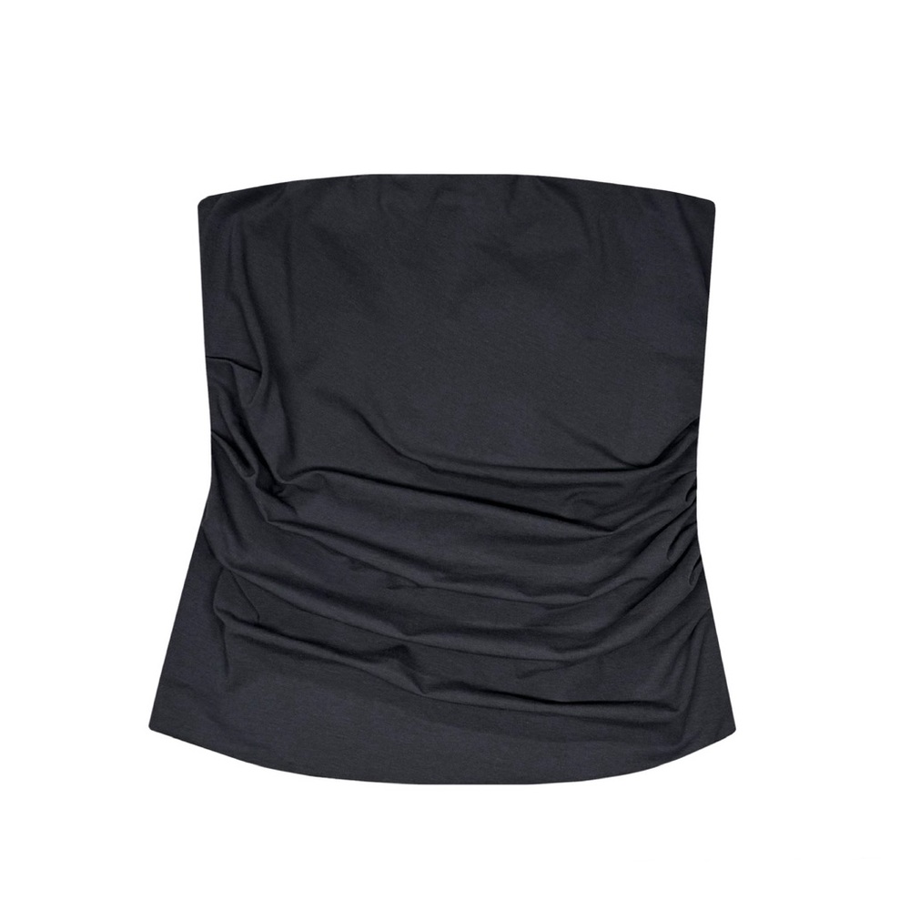 THEORY Women's Draped Tube Strapless Top